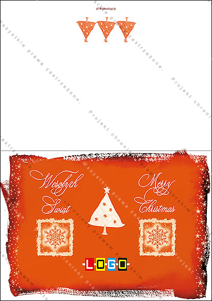 Kartki świąteczne nieskładane - BN1-283 awers