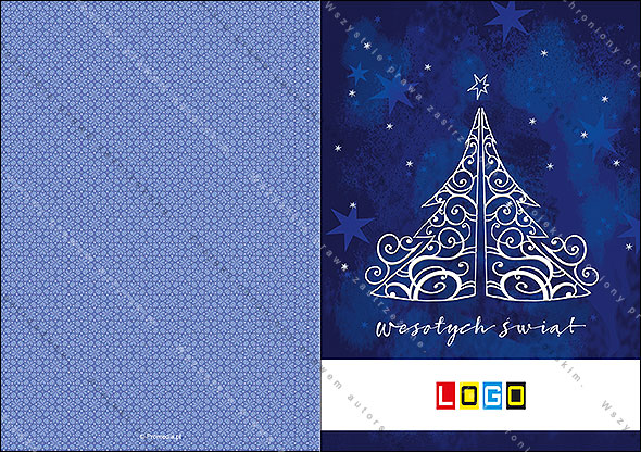 Kartki świąteczne nieskładane - BN1-339 awers