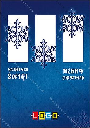 Kartki świąteczne nieskładane - BZ1-377 awers